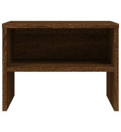 Table de chevet Chêne marron 40x30x30 cm Bois d'ingénierie