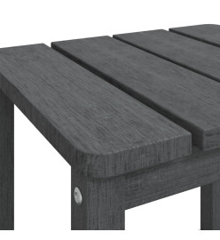 Table de jardin Adirondack Anthracite 38x38x46 cm PEHD