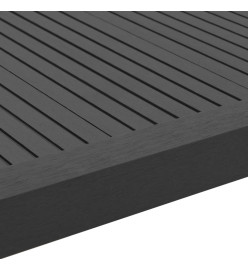 Cornière de terrasse 5 pcs WPC 170 cm Noir