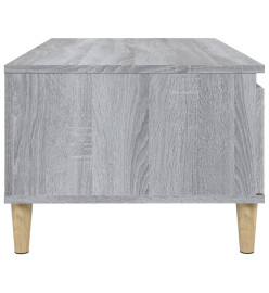 Table basse Sonoma gris 90x50x36,5 cm Bois d'ingénierie