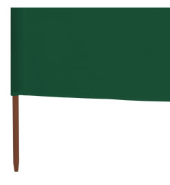 Paravent 3 panneaux Tissu 400 x 120 cm Vert