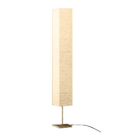 Lampadaire avec support en acier 170 cm Beige