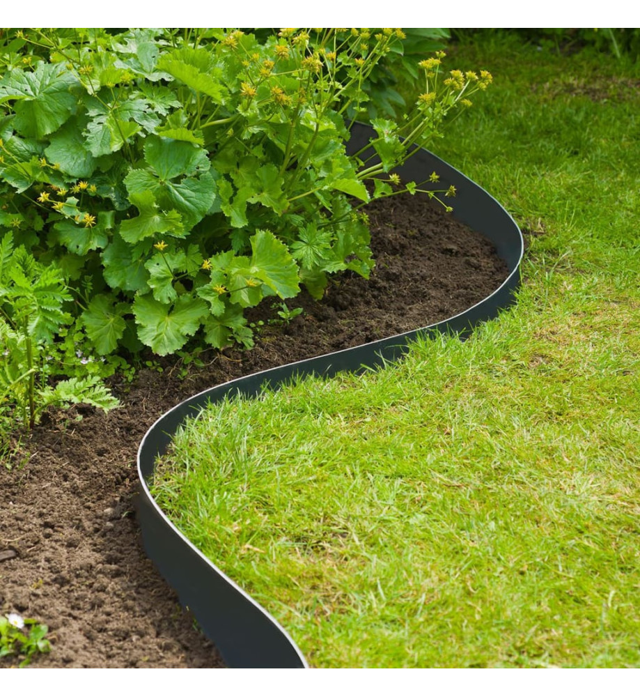 Nature Bordure de jardin 0,075x10 m 3 mm noir