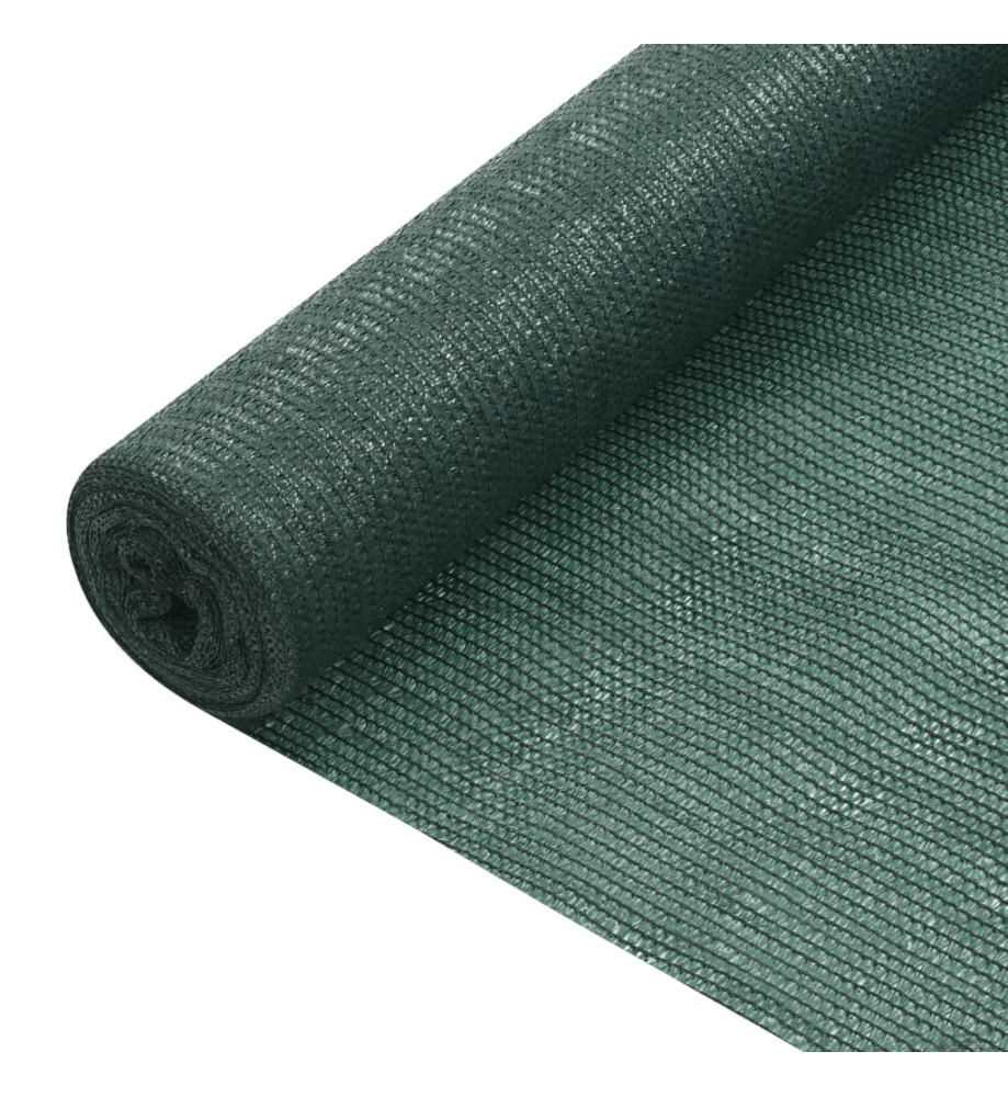 Filet brise-vue Vert 3,6x10 m PEHD 75 g/m²