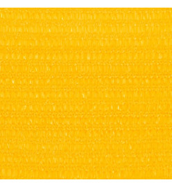 Voile d'ombrage 160 g/m² Jaune 3,5x3,5x4,9 m PEHD