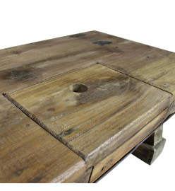 Table basse Bois de récupération massif 90 x 50 x 35 cm