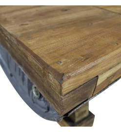 Table basse Bois de récupération massif 90 x 50 x 35 cm