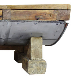 Table basse Bois de récupération massif 90 x 50 x 35 cm