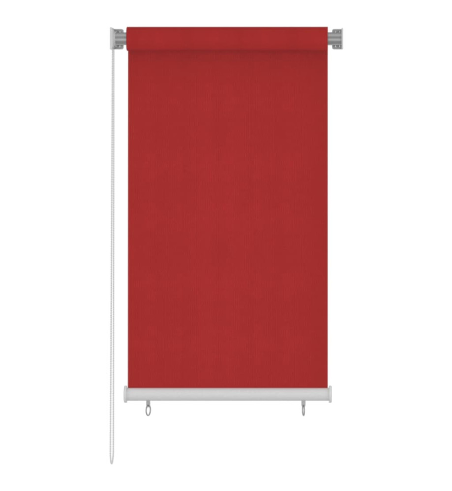 Store roulant d'extérieur 80x140 cm Rouge PEHD