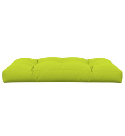 Coussin de palette vert vif 120x80x12 cm tissu