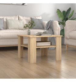 Table basse Chêne sonoma 60 x 60 x 42 cm Aggloméré
