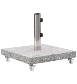 Socle de parasol Granite 30 kg Carré Gris