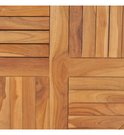 Dessus de table Bois de teck solide Rond 2,5 cm 80 cm
