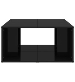 Tables basses 4 pcs Noir brillant 33x33x33 cm Aggloméré