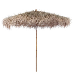 Parasol en bambou avec toit en feuille de bananier 270 cm