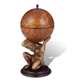 Bar sous forme de globe Atlas 42 x 42 x 85 cm
