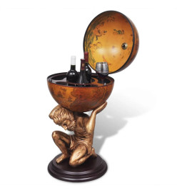 Bar sous forme de globe Atlas 42 x 42 x 85 cm