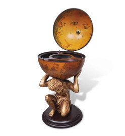 Bar sous forme de globe Atlas 42 x 42 x 85 cm