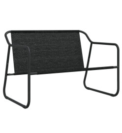 Salon de jardin avec coussins 4 pcs anthracite acier