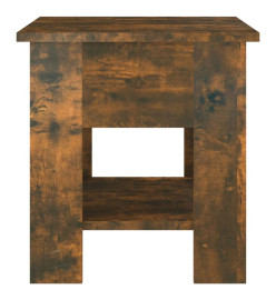 Table basse Chêne fumé 40x40x42 cm Bois d'ingénierie