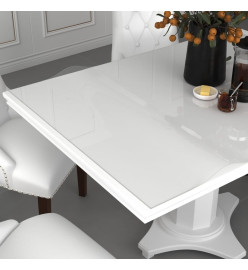 Protecteur de table transparent 80x80 cm 1,6 mm PVC