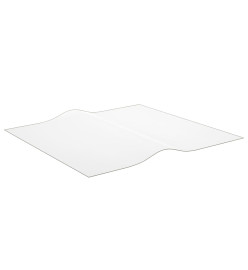 Protecteur de table transparent 80x80 cm 1,6 mm PVC