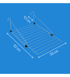 Tomado Support de séchage suspendu Hague 9 m