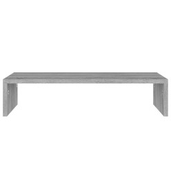 Support de moniteur Sonoma gris 60x23,5x12 cm Bois d'ingénierie