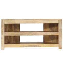 Meuble TV d'angle 90x45x45 cm Bois de manguier solide