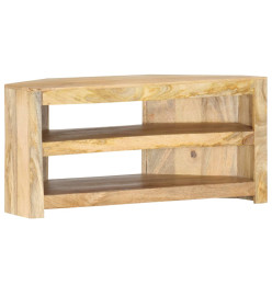 Meuble TV d'angle 90x45x45 cm Bois de manguier solide