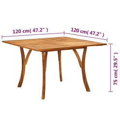 Ensemble de salle à manger de jardin 5 pcs Gris foncé