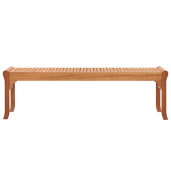Banc de jardin 3 places 150 cm Bois d'eucalyptus solide