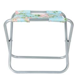 Esschert Design Tabouret porte-outils de jardinage Motif roses