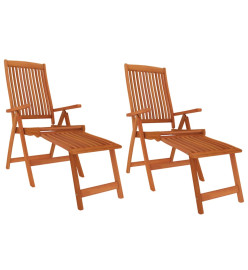 Ensemble à dîner de jardin 7 pcs Bois d'eucalyptus massif