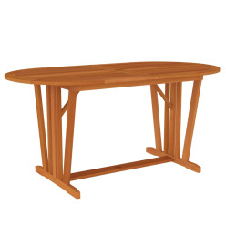 Ensemble à dîner de jardin 7 pcs Bois d'eucalyptus massif
