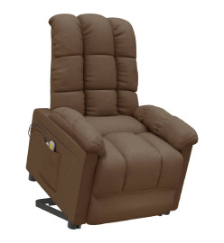 Fauteuil de massage Marron Tissu