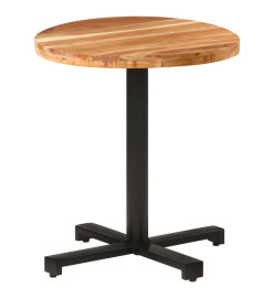 Table de bistro Ronde Ø70x75 cm Bois d'acacia massif