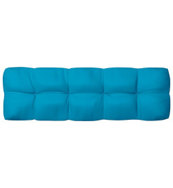 Coussins de canapé palette 7 pcs Bleu