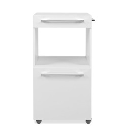 Finori Armoire de rangement roulante Palma 35A Blanc