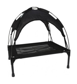 Pets Collection Lit/tente pour animaux de compagnie 60x45 cm Noir