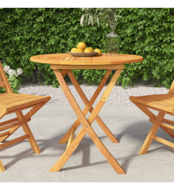 Table pliable de jardin 85x76 cm Bois de teck solide