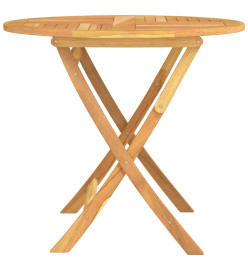 Table pliable de jardin 85x76 cm Bois de teck solide