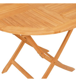 Table pliable de jardin 85x76 cm Bois de teck solide