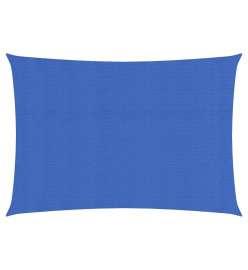 Voile d'ombrage 160 g/m² Bleu 2,5x4,5 m PEHD