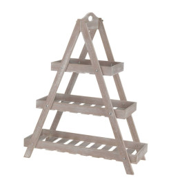 ProGarden Support triangulaire 3 niveaux MDF beige