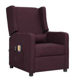 Fauteuil électrique de massage Violet Tissu