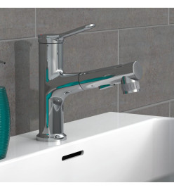 EISL Mitigeur de lavabo VARIABILE avec douchette extractible chrome