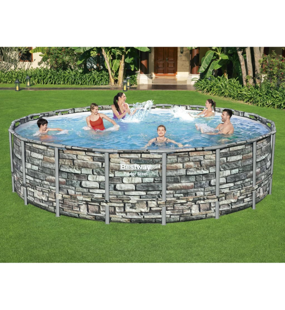 Bestway Piscine Power Steel 549x132 cm