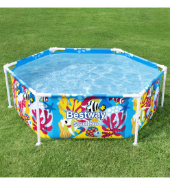 Bestway Piscine hors sol pour enfants Steel Pro UV Careful 183x51 cm