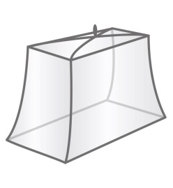 Travelsafe Moustiquaire Tropical cube 1 personne blanc